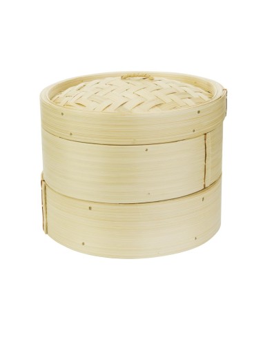 Panier vapeur bambou Vogue 20,3 cm - lot de 2 + couvercle
