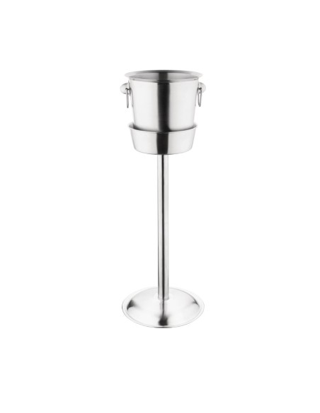 Support seau à vin Olympia en inox - 559x152 mm