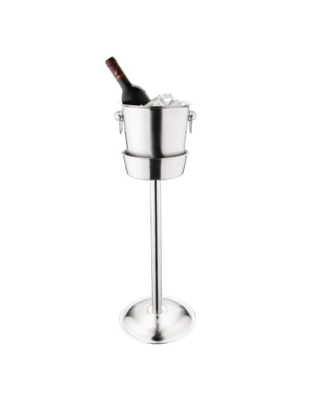 Support seau à vin Olympia en inox - 559x152 mm