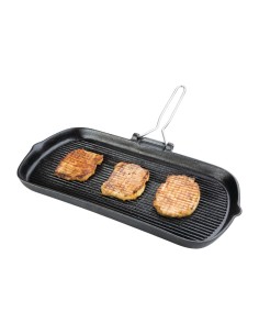 Poêle grill en fonte Vogue - Induction, antiadhésive 2