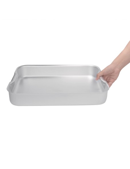 Plat à rôtir en aluminium Vogue 420x305 mm