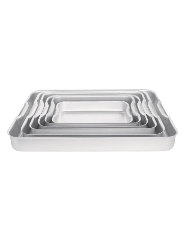 Plat à rôtir en aluminium Vogue 420x305 mm