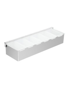 Boîte à compartiments Olympia 6x 475ml - Inox