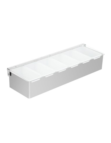 Boîte à compartiments Olympia 6x 475ml - Inox
