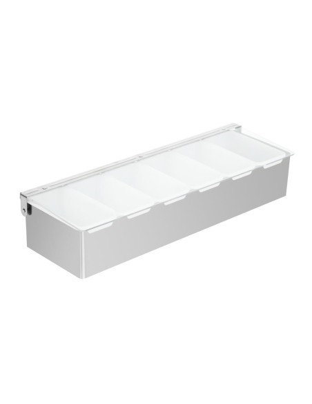 Boîte à compartiments Olympia 6x 475ml - Inox