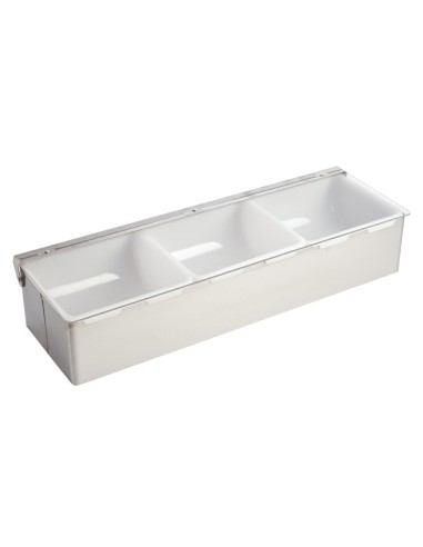 Boîte à compartiments Olympia 3x 950ml - inox