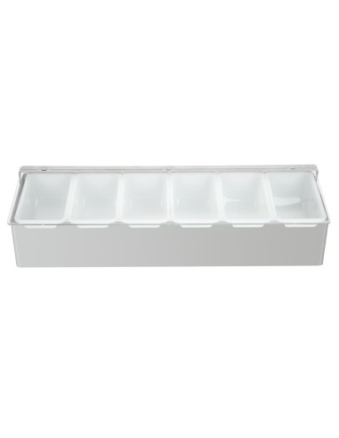 Boîte à compartiments Olympia 6x 475ml - Inox