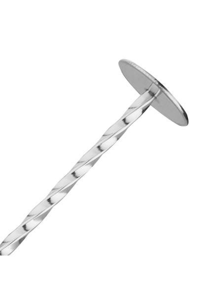 Cuillère à mélange torsadée Olympia - 5 ml - Inox