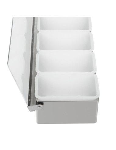 Boîte à compartiments Olympia 6x 475ml - Inox
