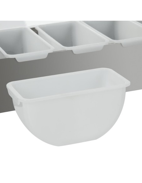Boîte à compartiments Olympia 6x 475ml - Inox