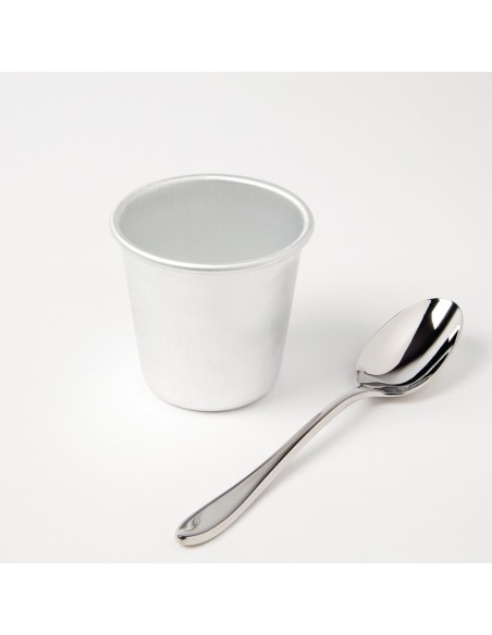 Dariole en aluminium Vogue 128 ml - Contrôle précis des portions