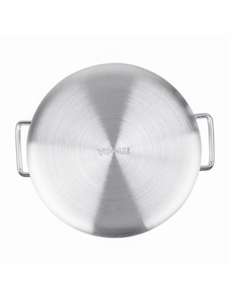 Marmite bain-marie aluminium Vogue 10L