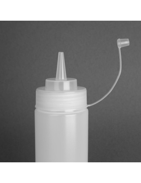 Distributeur de sauce Vogue 340 ml transparent - Polyéthylène