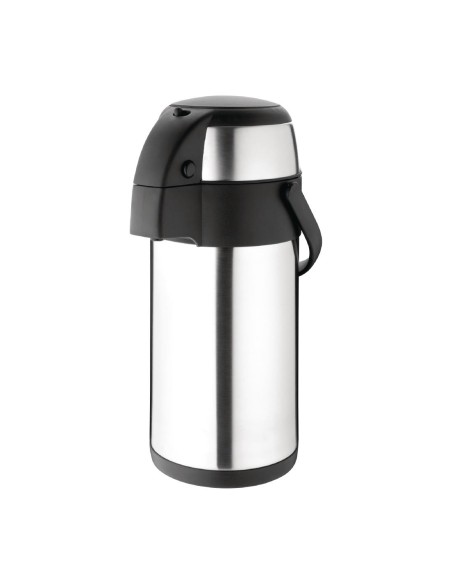 Pichet à pompe 3L Olympia - Isotherme inox