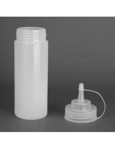 Distributeur de sauce Vogue 340 ml transparent - Polyéthylène
