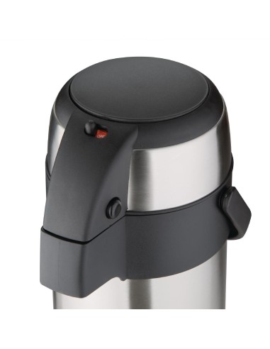 Pichet à pompe 3L Olympia - Isotherme inox