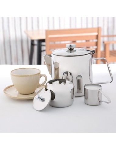 Théière inox Concorde Olympia 1365 ml - Élégance et praticité