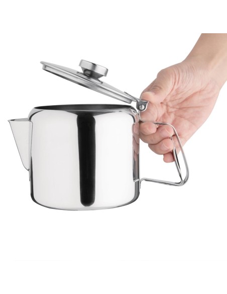 Théière inox Concorde Olympia 850 ml - Élégance et praticité