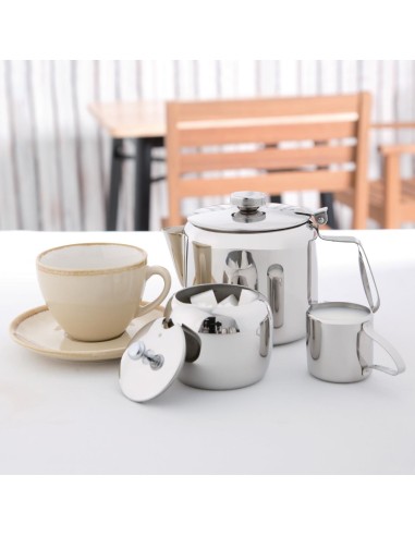 Théière inox Concorde Olympia 850 ml - Élégance et praticité