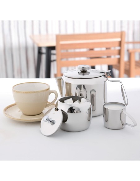 Théière inox Concorde Olympia 850 ml - Élégance et praticité