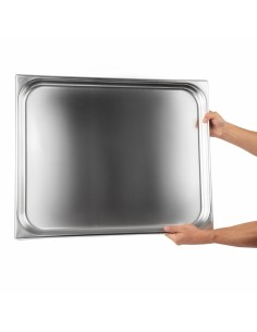 Bac Gastronorme inox GN 2/1 40mm Vogue 12L 2