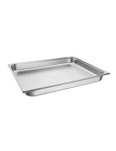 Bac Gastronorme inox GN 2/1 65mm Vogue - 19L