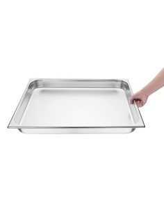 Bac Gastronorme inox GN 2/1 65mm Vogue - 19L 2
