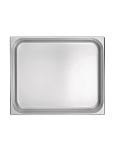 Bac Gastronorme inox GN 2/1 100mm Vogue - 29L