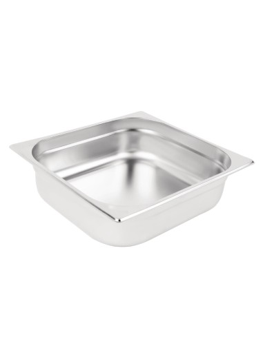 Bac Gastronorme inox GN 2/3 100mm Vogue - 8,7 L