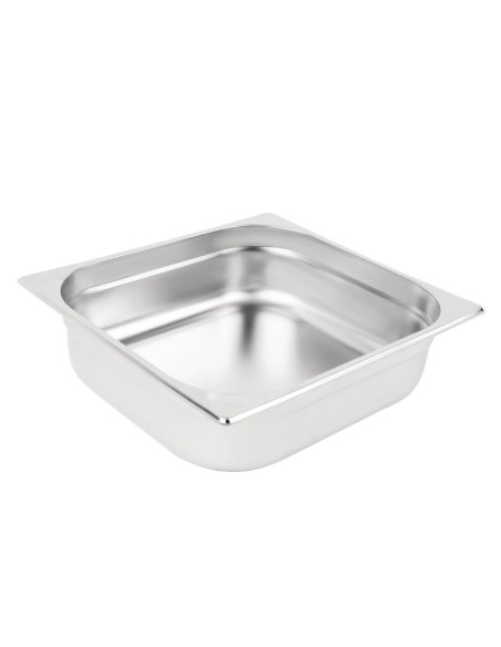 Bac Gastronorme inox GN 2/3 100mm Vogue - 8,7 L