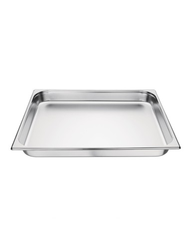 Bac Gastronorme inox GN 2/1 65mm Vogue - 19L