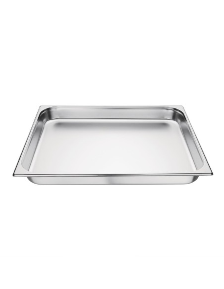 Bac Gastronorme inox GN 2/1 65mm Vogue - 19L