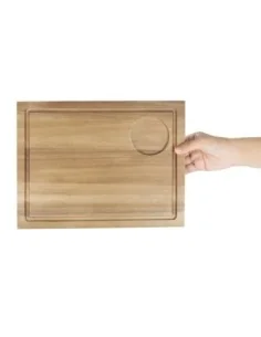 Grande planche à steak en bois d'acacia Olympia 2