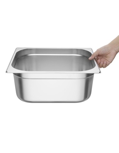 Bac Gastronorme inox GN 2/3 150mm Vogue - 13L