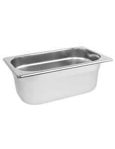Bac Gastronorme inox GN 1/4 100mm Vogue - 2,5 L