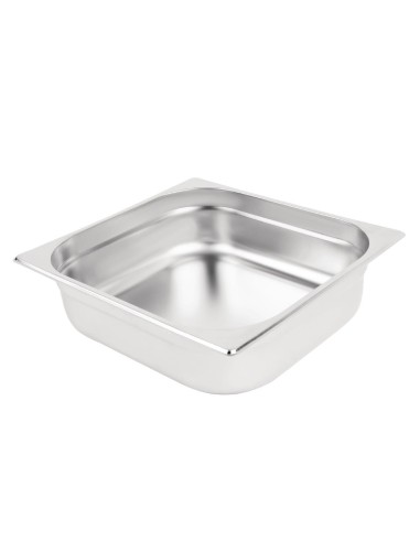 Bac Gastronorme inox GN 2/3 100mm Vogue - 8,7 L