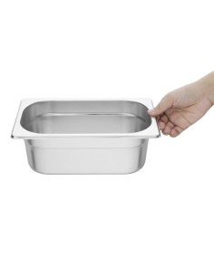 Bac Gastronorme inox GN 1/4 100mm Vogue - 2,5 L 2