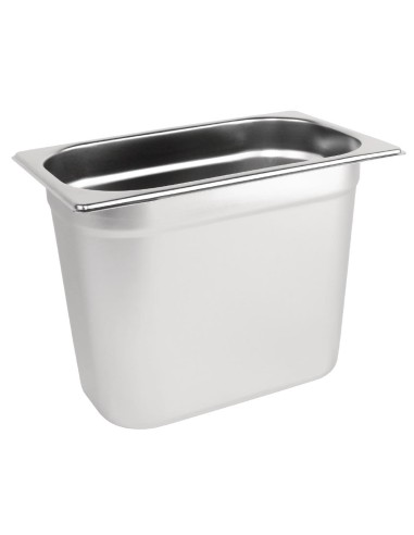 Bac Gastronorme inox GN 1/4 200mm Vogue - 5,2 L