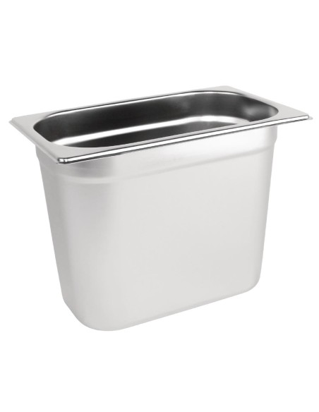 Bac Gastronorme inox GN 1/4 200mm Vogue - 5,2 L