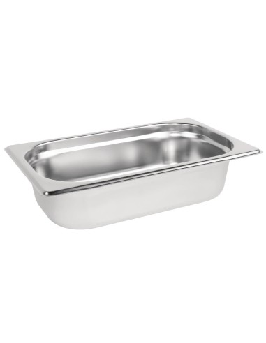 Bac Gastronorme inox GN 1/4 65mm Vogue - 1,7L