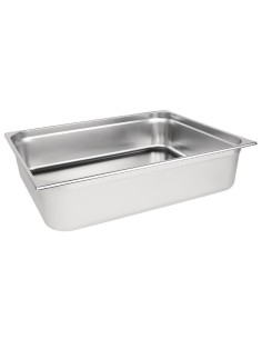 Bac Gastronorme inox GN 2/1 150mm Vogue - 43L