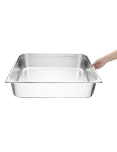 Bac Gastronorme inox GN 2/1 150mm Vogue - 43L