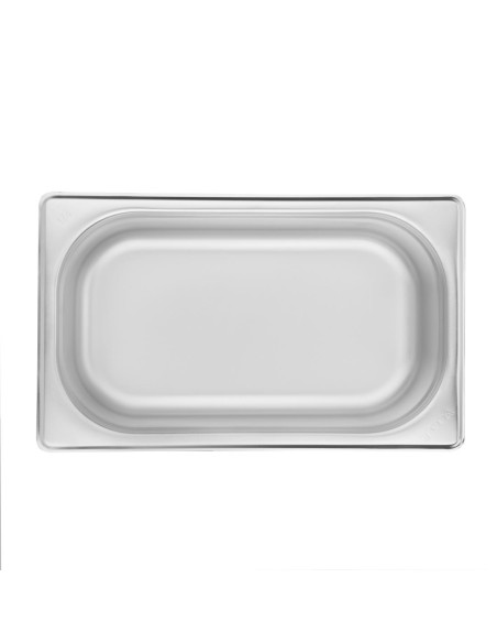 Bac Gastronorme inox GN 1/4 65mm Vogue - 1,7L