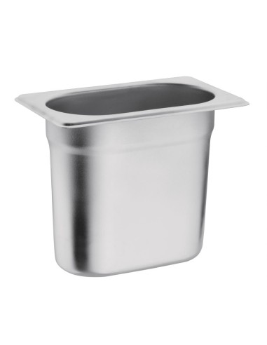 Bac Gastronorme inox GN 1/9 150mm Vogue - 1L