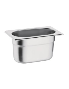 Bac Gastronorme inox GN 1/9 Vogue 100mm - 0,8L