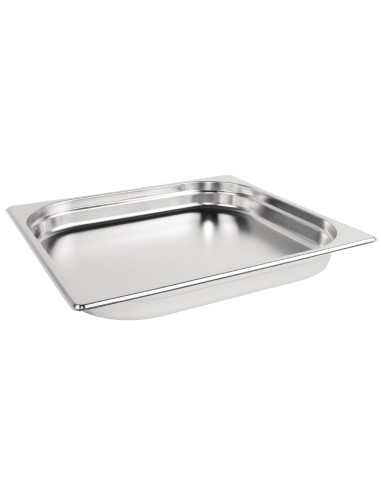 Bac Gastronorme inox GN 2/3 40mm Vogue - 3,5 L