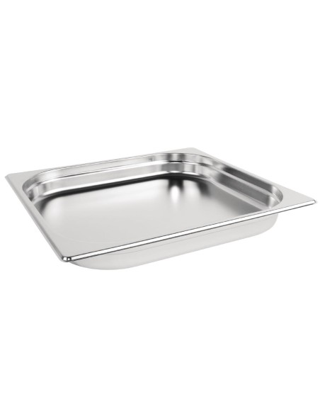 Bac Gastronorme inox GN 2/3 40mm Vogue - 3,5 L