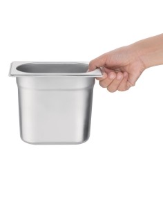 Bac Gastronorme inox GN 1/9 150mm Vogue - 1L 2
