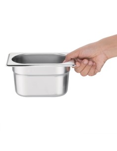 Bac Gastronorme inox GN 1/9 Vogue 100mm - 0,8L 2