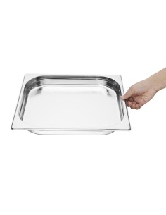 Bac Gastronorme inox GN 2/3 40mm Vogue - 3,5 L 2